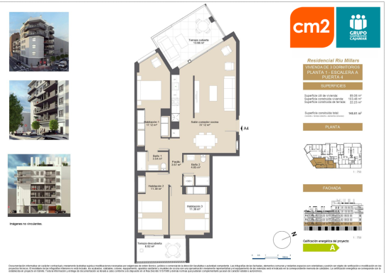 VENTA VIVIENDA OBRA NUEVA 3 DORMITORIOS