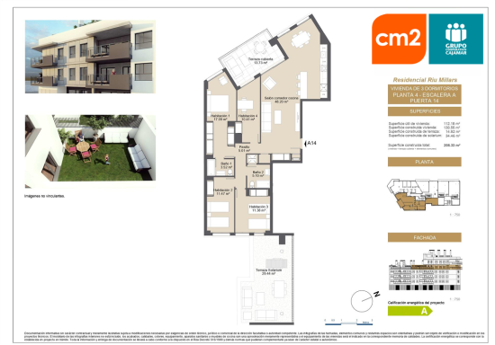 3 DORMITORIOS PTA 14