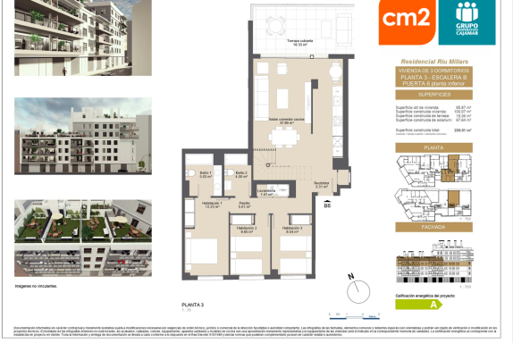 3 DORMITORIOS ESC-B PUERTA 6