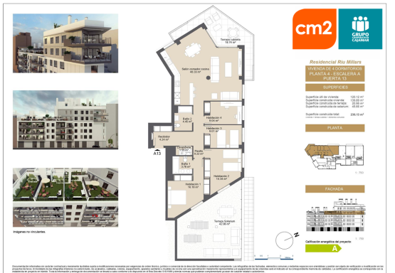 4 DORMITORIOS PUERTA 13